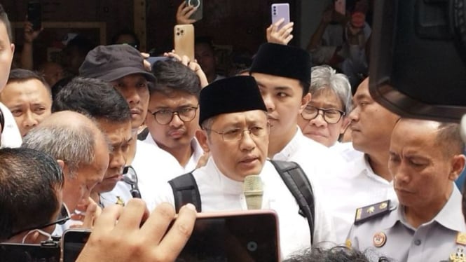 Bebas dari Penjara, Anas: Skenario Manusia Tak Mampu Kalahkan Skenario Tuhan