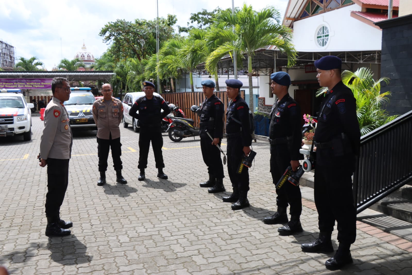 Menjelang Hari Paskah Polisi Sterilkan Gereja di Wilayah Gunungkidul