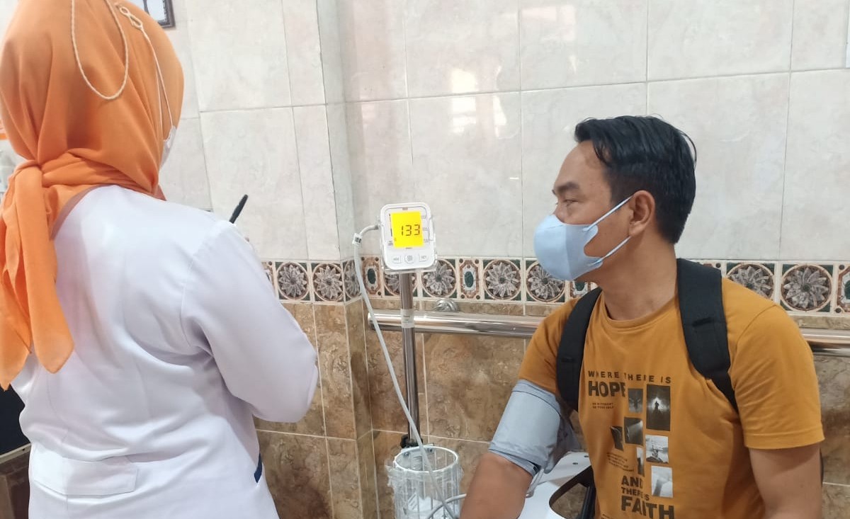 Jalani Tes Kesehatan, Ujang Serius Nyaleg DPRD Kabupaten Cirebon