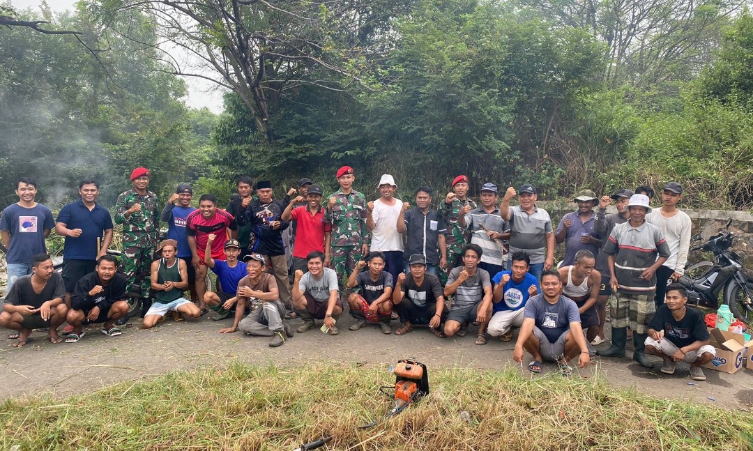 Bintertas Kopassus Batalyon 13 Grup 1 Wujud Kemanunggalan TNI dan Rakyat
