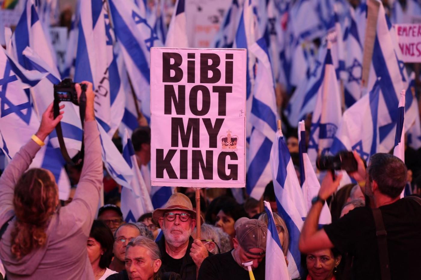 Unjuk Rasa Menentang Kebijakan Peradilan Israel Belum Ada Tanda Segera Berakhir
