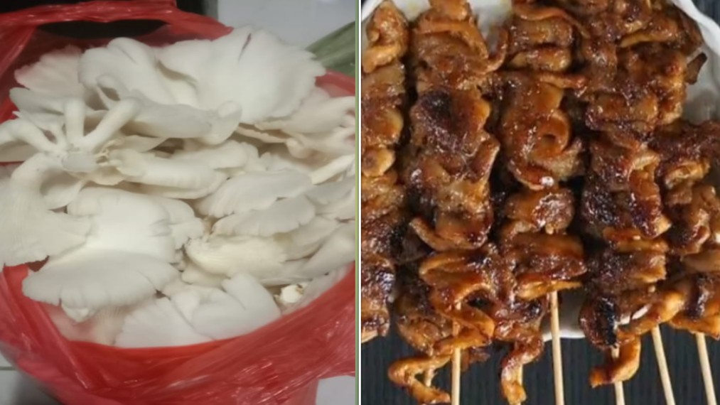 Anak Muda Baturaja Kreatif Usaha Kuliner Sate Berbahan Jamur Tiram