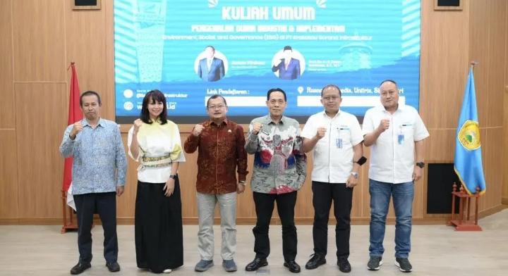 Untirta dan PT Krakatau Sarana Infrastruktur Menggelar Kuliah Umum
