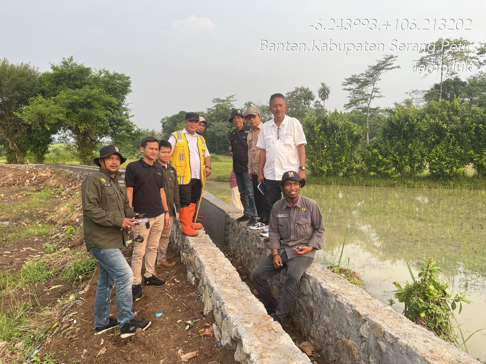 Pelaksanaan Program P3 TGAI di Desa Tambiluk Kecamatan Petir Dinilai Cukup Baik