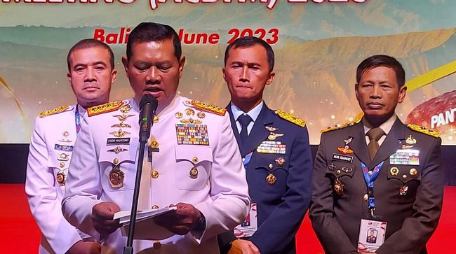 Panglima TNI Dukung Kerjasama Pertahanan Indo Pasifik dengan Para Panglima Militer Asean