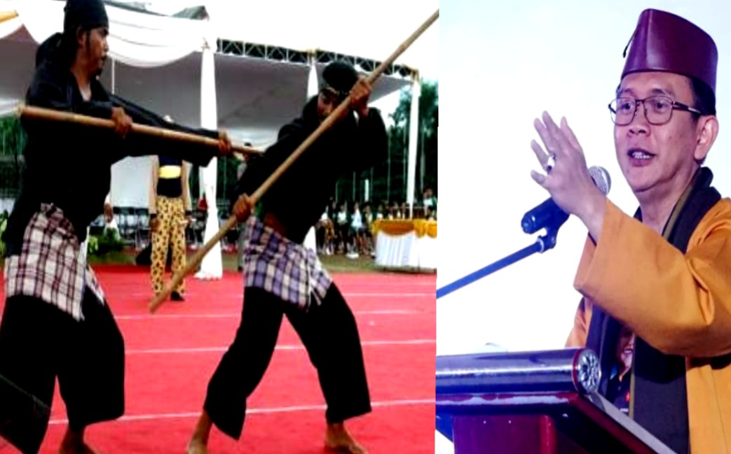 Pencak Silat Ujungan Terpilih Jadi Logo HUT Kabupaten Bekasi ke 73
