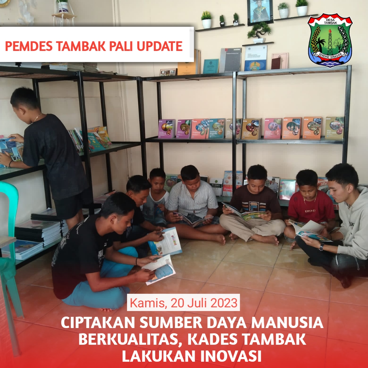 Kades Tambak Penukal Utara Berupaya Terus Atasi Minimnya SDM Kades Tambak Penukal Utara Berupaya Terus Atasi Minimnya SDM