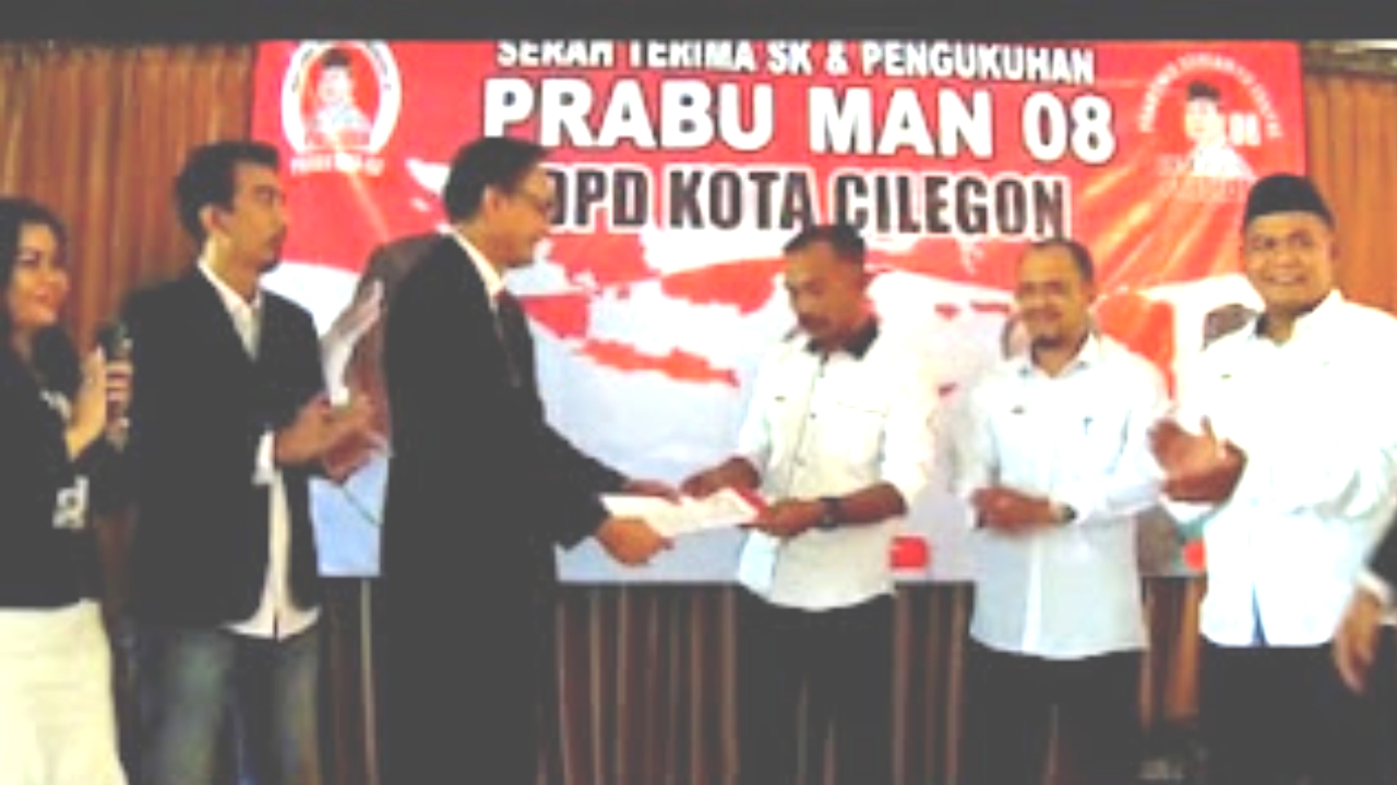 DPD Prabu Man 08 Cilegon Resmi Dikukuhkan, Segera Bentuk DPC Tingkat Kecamatan