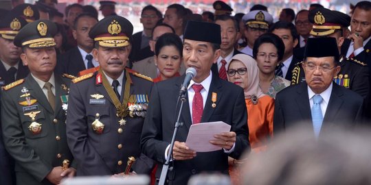 HUT Bhayangkara ke-77, Jokowi: Ciptakan Keamanan dan Kedamaian di Masyarakat
