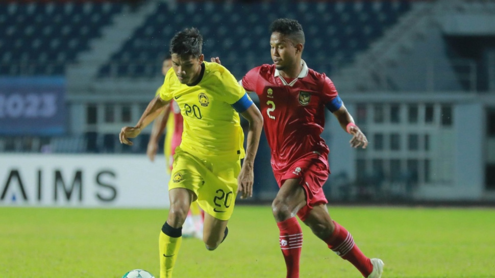 Piala AFF U-23, Indonesia Kalah 1-2 dari Malaysia