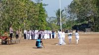 TNI Polri Beri Pelatihan dan Gladi Bersih Upacara HUT RI Ke 78 Kapanewan Ponjong