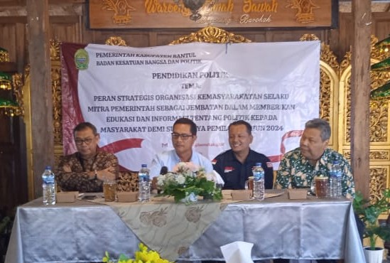 IWOI Bersama Ormas Lainnya Mengikuti Edukasi Politik dari Bakesbangpol Kabupaten Bantul