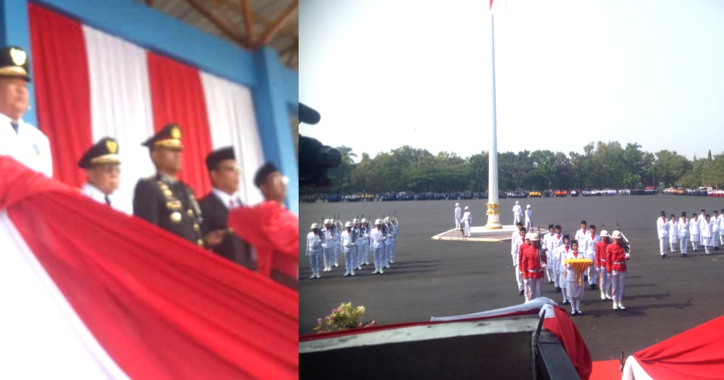 Upacara Hari Kemerdekaan RI ke 78 Kabupaten Lahat di Lapangan Eks MTQ di Bumi Seganti Setungguan