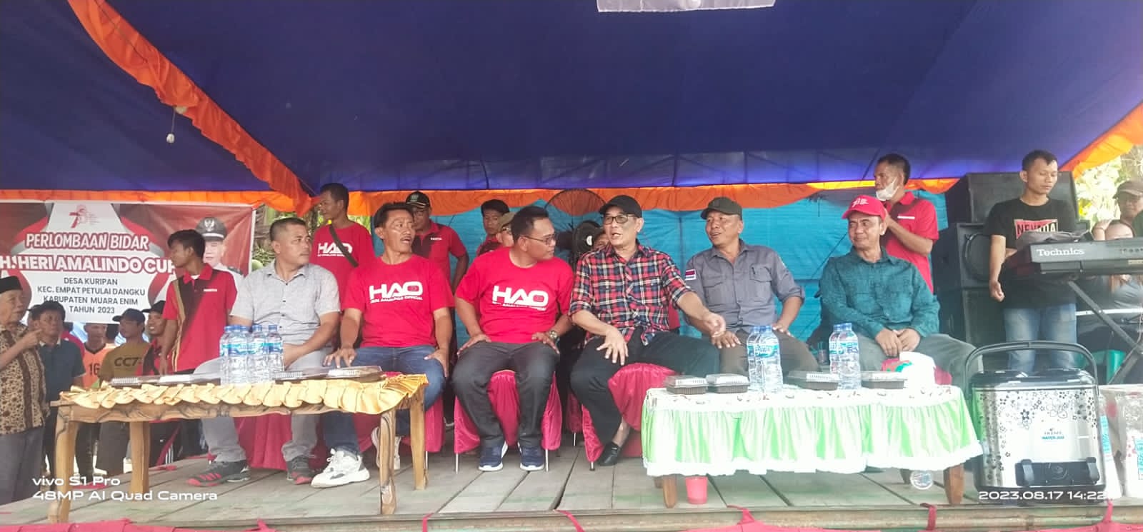 Silaturahmi Kepuyangan Pesisir Lematang, Bidar Cup Heri Amalindo HUT RI Ke 78 Tahun di Desa Kuripan