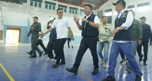 Kunker Gubernur Sumsel Herman Deru Tinjau Beberapa Venue Cabor Porprov di Kabupaten Lahat