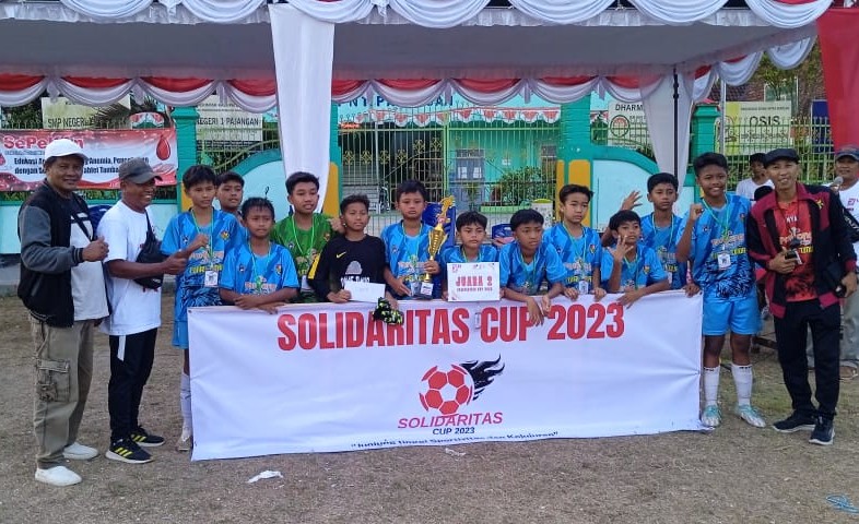 Solidaritas Cup 2023, SSB Tunas Timu Ponjong Tunjukan Prestasi Luar Biasa Meski Hanya Juara 2