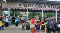 Meriahkan HUT RI Ke 78, Kecamatan Abab Gelar Karnaval