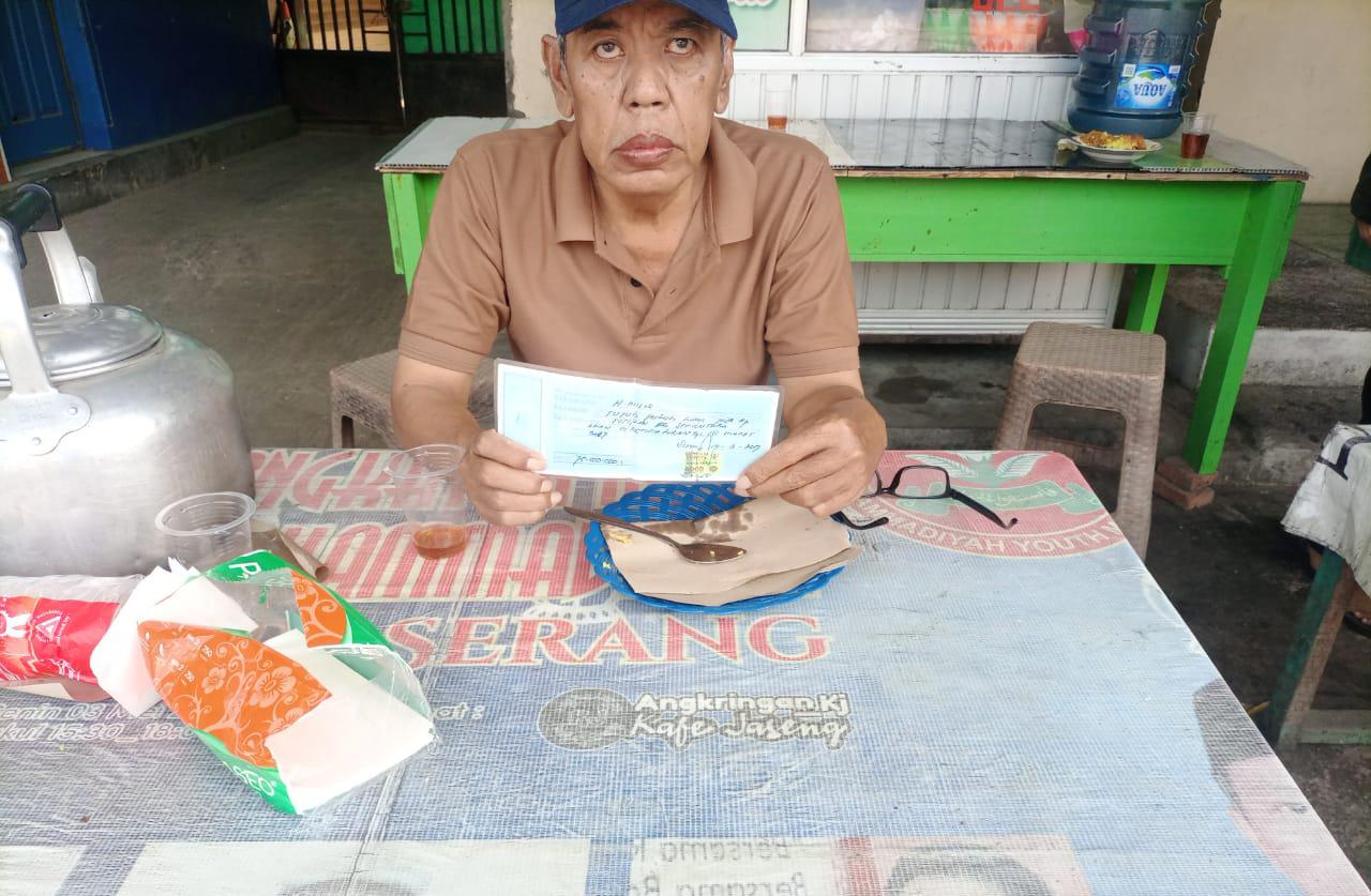Diduga Tanahnya Dijual, Seorang Pensiunan BRI akan Laporkan Oknum Pegawai Dishub Kota Serang ke Polisi