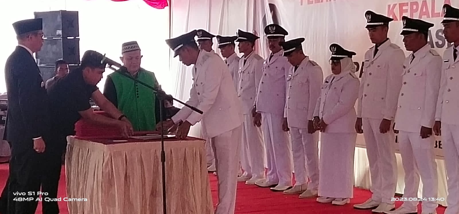 Ahmad Sartono Resmi Dilantik Kades Tanah Abang Selatan “Dapat Mobil Operasional Desa Dari Bupati PALI”