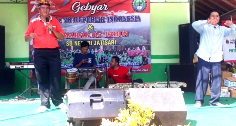 SDN Jatisari Ponjong Kabupaten Gunungkidul Adakan Acara Ulang Tahun yang ke 65