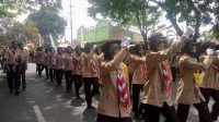 HUT Pramuka Ke-62, Sebanyak 5.000 Peserta Ikuti Pawai Pramuka di Kabupaten Lahat