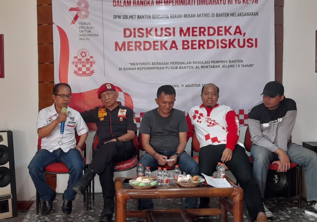 Aktivis Banten konsolidasikan Gerakan 4 September dengan Tema: Lengserkan Al Muktabar