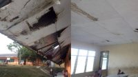 Atap Plapon SDN 27 Talang Padang Rusak dan Rapuh, Dikhawatirkan Menimpa Siswa yang Sedang Belajar