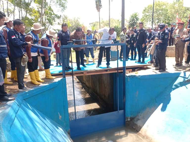 Rehabilitasi Irigasi, Gubernur Sumsel Harapkan Hasil Pertanian Melimpah