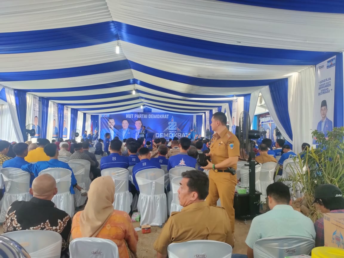 Puluhan ASN Kabupaten Lahat Padati Kursi Undangan HUT Partai Demokrat