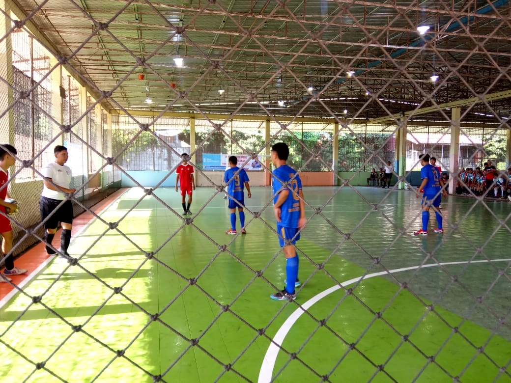 Kalah di Pertandingan Pertama, Tim Futsal Kabupaten Lahat Tetap Optimis Raih Emas