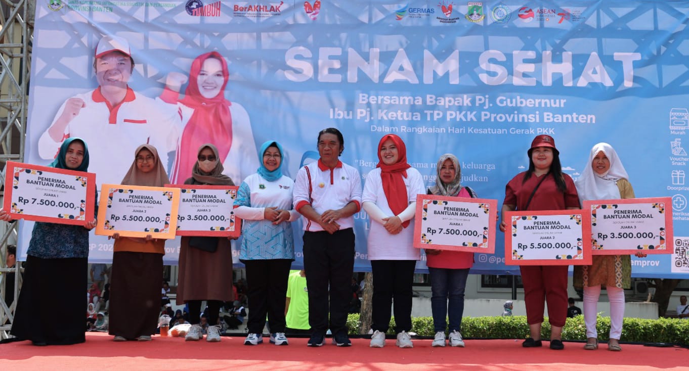 Pj Gubernur Banten Al Muktabar Ajak Terapkan Pola Hidup Sehat dan Aktif