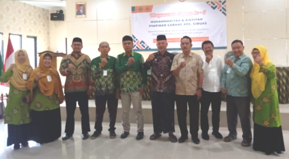 Warga Muhamadiyah dan Aisyiyah Kecamatan Ciruas Laksanakan Musyawarah Cabang