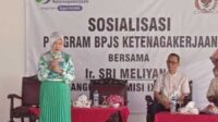 Anggota DPR RI Komisi IX Sosialisasi Program BPJS Ketenaga Kerjaan di Kabupaten Lahat