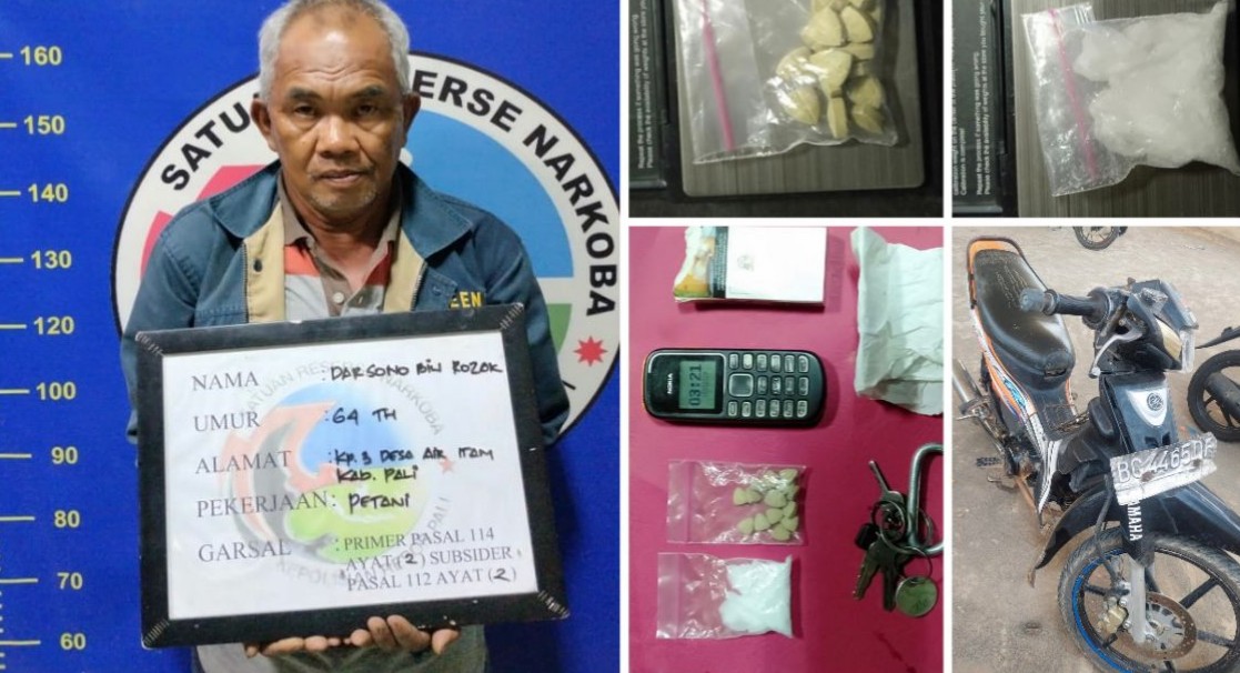 Nekat, Kakek 64 Tahun Masih Menggeluti Dunia Narkoba