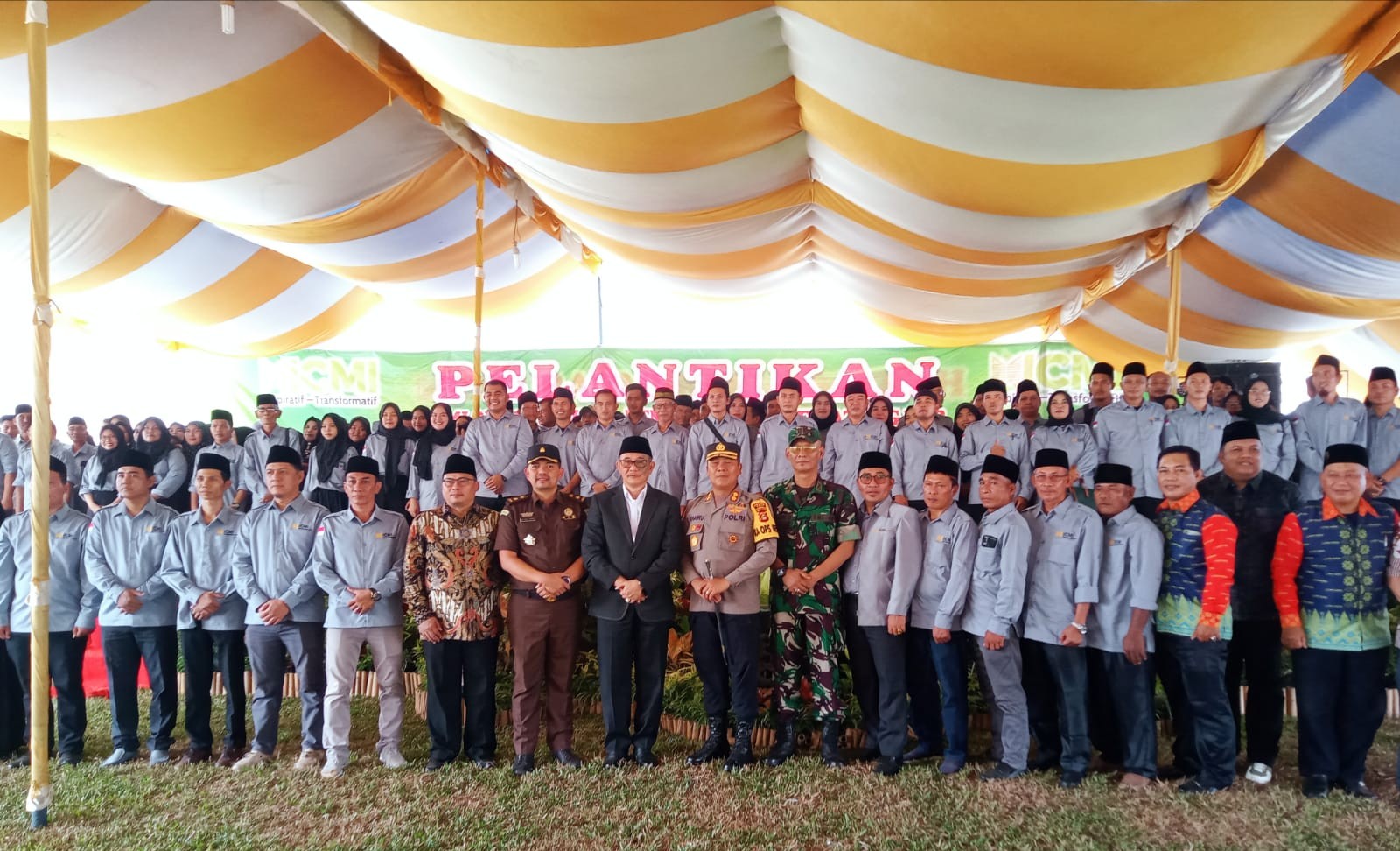 Kapolres PALI Hadiri Pelantikan Orsat ICMI PALI di Desa Raja Kecamatan Tanah Abang