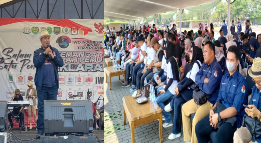 IWO Indonesia Bersama 18 Parpol Kabupaten Subang Gelar Acara Deklarasi Damai Pemilu 2024