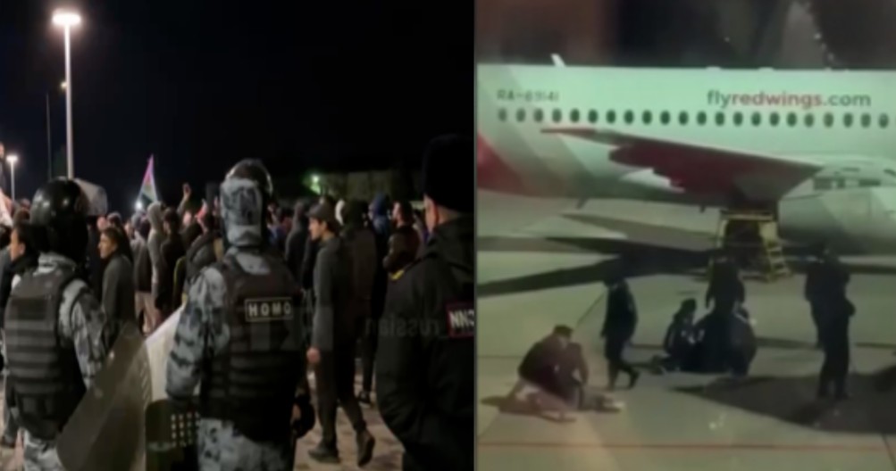 Dipicu Rumor Kedatangan Pengungsi Yahudi dari Israel, Bandara Rusia Diserbu Massa Dipicu Rumor Kedatangan Pengungsi Yahudi dari Israel, Bandara Rusia Diserbu Massa