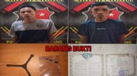 Pelarian 2 Terduga Pelaku Curanmor Kandas di Tangan Polisi