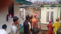 Kebakaran Landa 5 Rumah Kontrakan Warga di Bogor