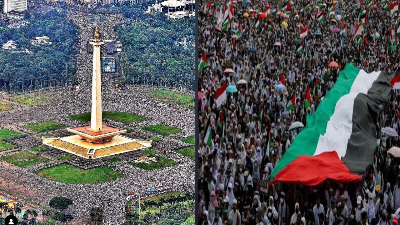 Aksi Bela Palestina di Monas, Dubes Palestina: Terima Kasih Indonesia atas Dukungannya