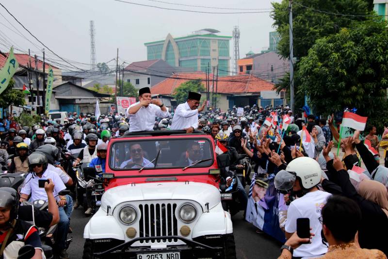 Kirab Perpisahan Arief-Sachrudin Disambut Sumringah Warga Kota Tangerang