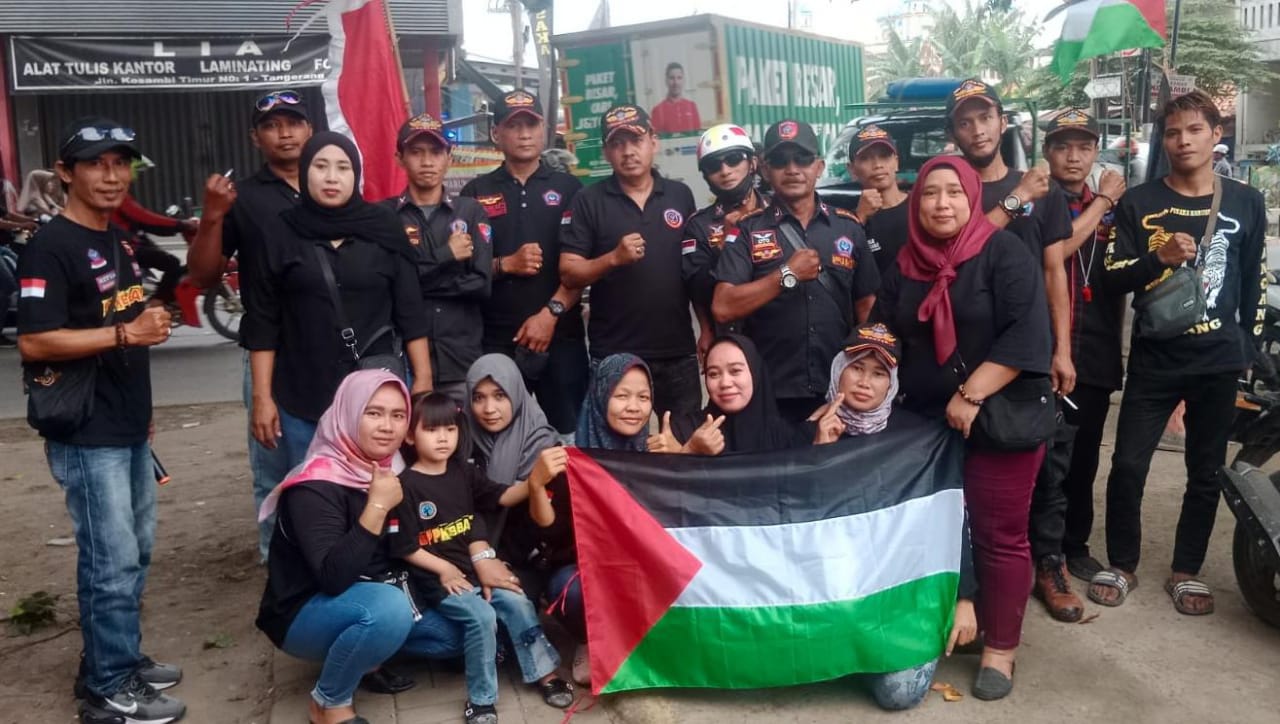 BPPKB Banten DPAC Kec. Kosambi Galang Dana Untuk Palestina di Traffic Light Kosambi Timur
