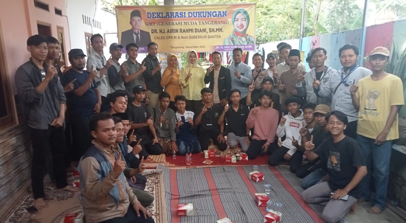 Generasi Muda Tangerang (GMT) Deklarasi Dukung Airin sebagai Caleg dan Next Gubernur Banten