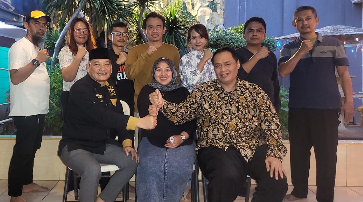 Ketua SMSI Kabupaten Bekasi Terpilih Beri Motivasi 3 Pengurusnya Nyaleg