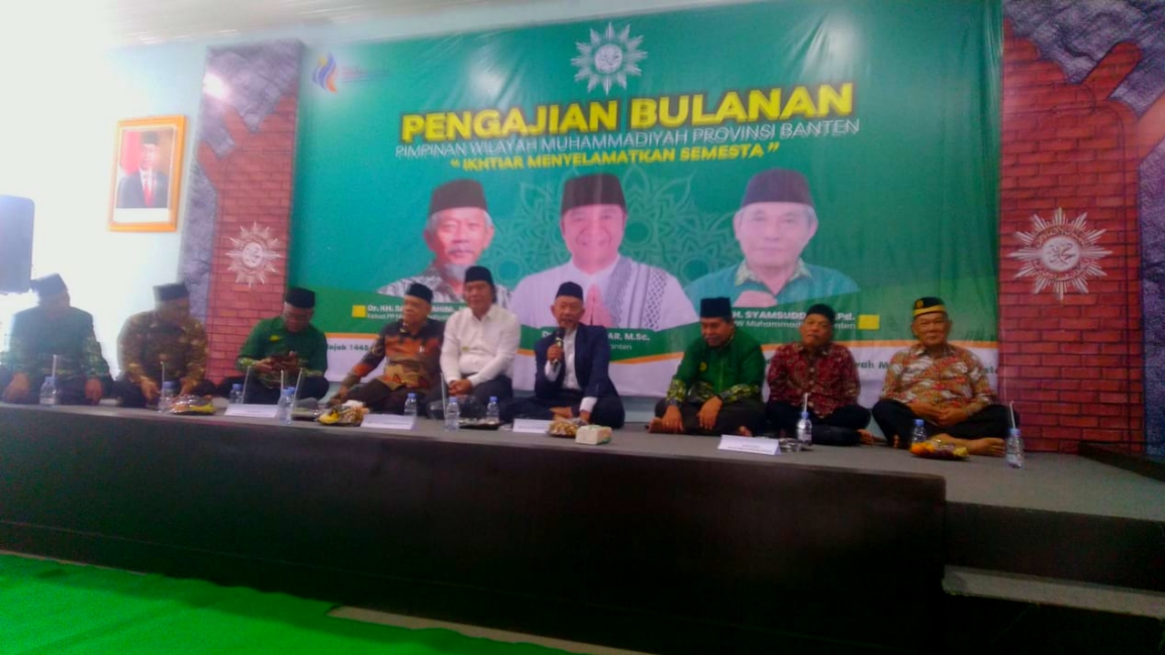 Pengajian Bulanan Muhammadiyah Banten Dihadiri Pj Gubernur Al Muktabar