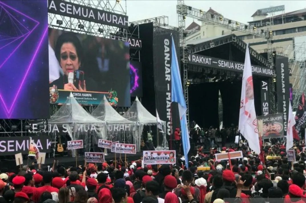 Megawati: Jika Ganjar Mahfud Menang Satu Putaran, akan Ada Pesta Besar