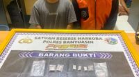Polres Banyuasin, Berhasil Ringkus 3 Pengedar Narkoba