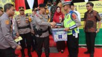 Kunjungi Jalur Mudik Prabumulih, Kapolda Sumsel : Pospam Cukup Baik dan Terlihat Siap.
