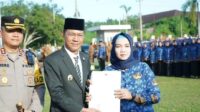Pj. Walikota Prabumulih Melantik dan Menyerahkan SK Kepada 595 PPPK Formasi Tahun 2023