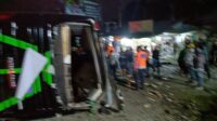 Breaking News: Bus Pariwisata Pelajar Depok Alami Kecelakaan di Ciater, Korban Berjatuhan Masih Proses Evakuasi